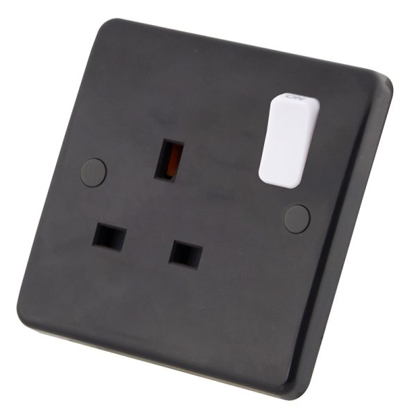 Iona Part M 13 Amp 1 Gang Flush Socket Switched