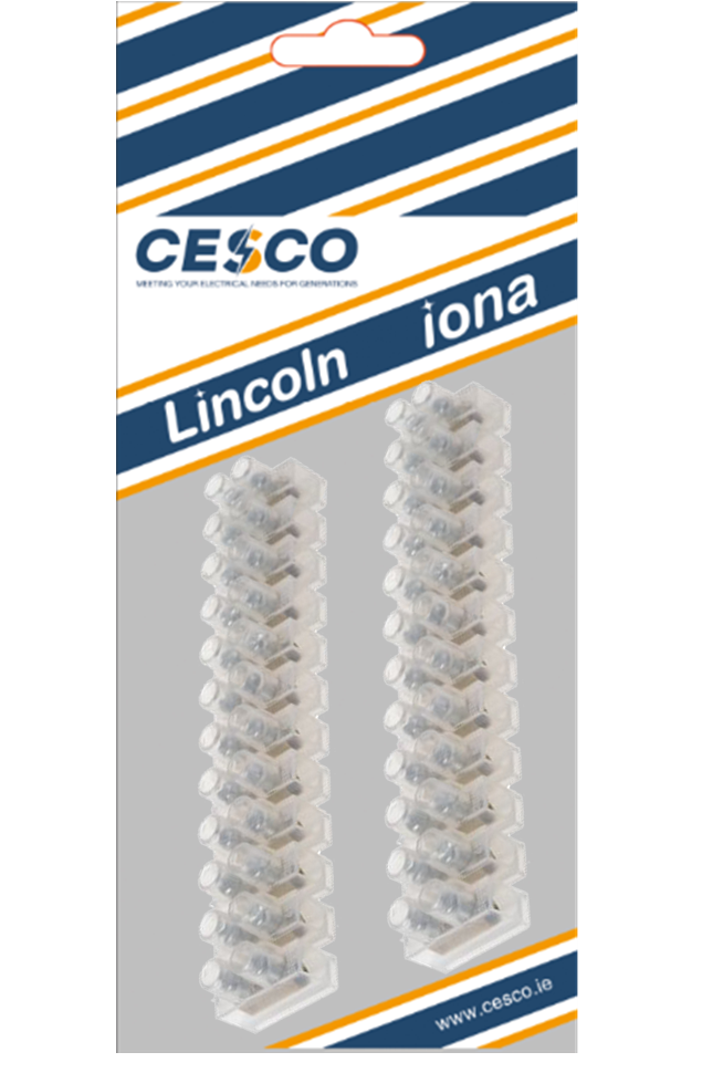 Lincoln 3 Amp 5mm2 Strip Connector Pre Pack