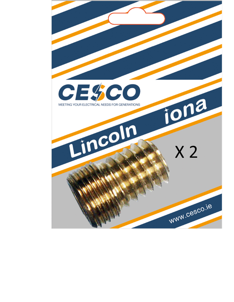 Cesco Brass Wood Nipple Pack of 2