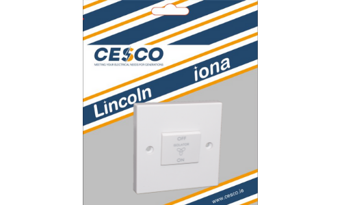 Lincoln Fan Isolator Switch - Pre Packed