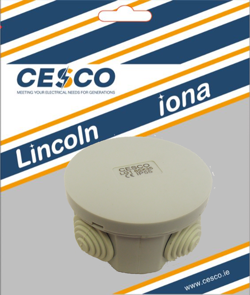 Plymouth IP54 75X75mm 7 Entry Enclosure-PVC Pre Packed