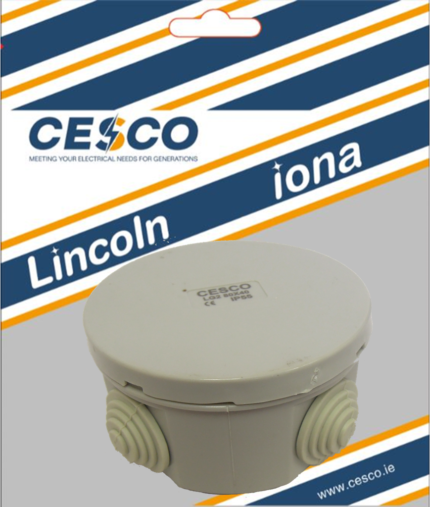 Plymouth IP54 85X85mm 12 Entry Enclosure-PVC Pre Packed