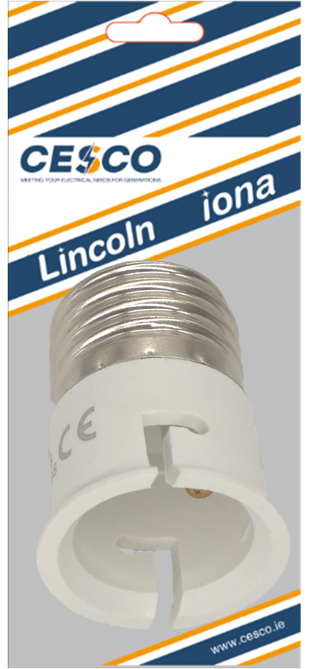 Lincoln ES to BC Lampholder Adaptor Pre Packed