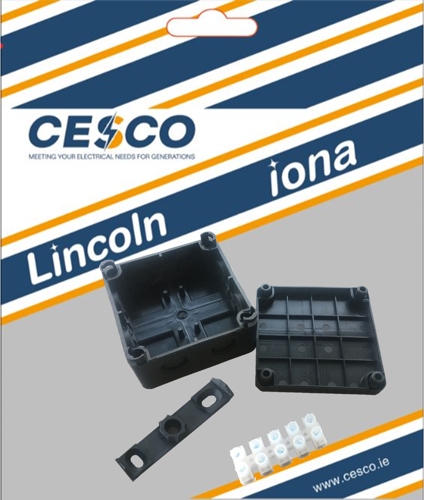 Plymouth IP66 85X85mm 12 Entry Enclosure-PVC Pre Packed