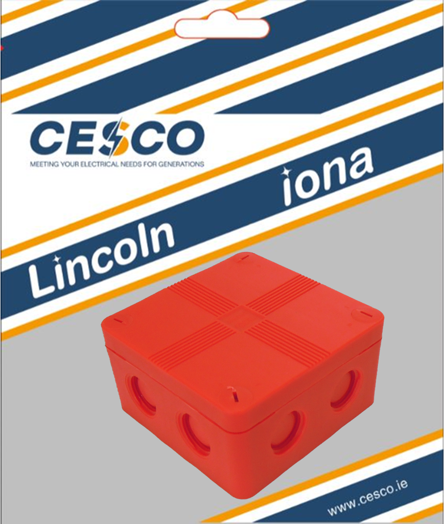 [PP/LTB90R] Plymouth IP66 100X100mm 7 Entry Enclosure-PVC Pre Packed