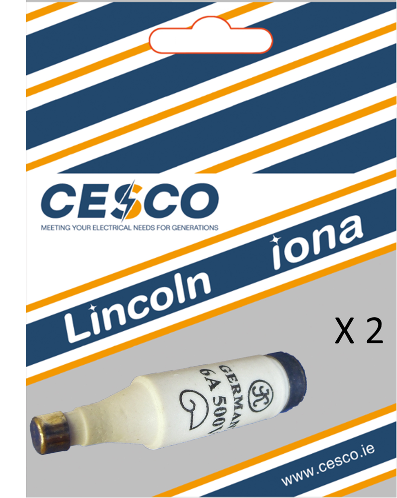 [PP/NDZ06] Cesco 6 Amp NDZ Fuse Pack of 2 Pre Packed