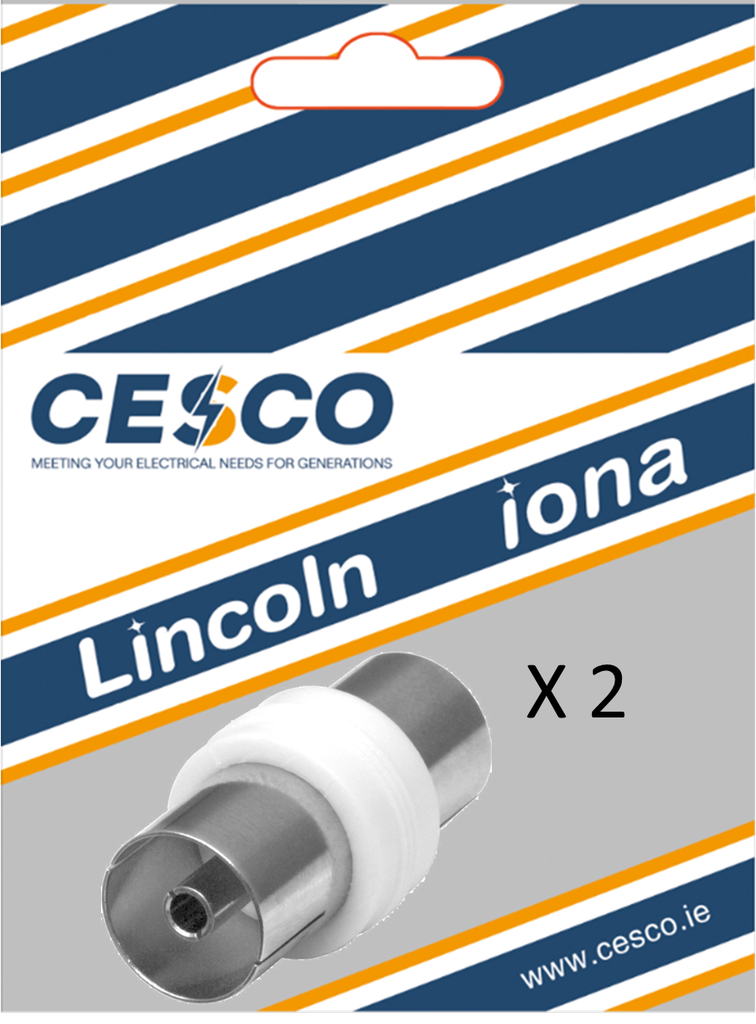 Cesco 2 Pack T V Coupler Pre Packed