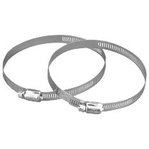 Manrose 2 X 60/165mm Worm Drive Clamp