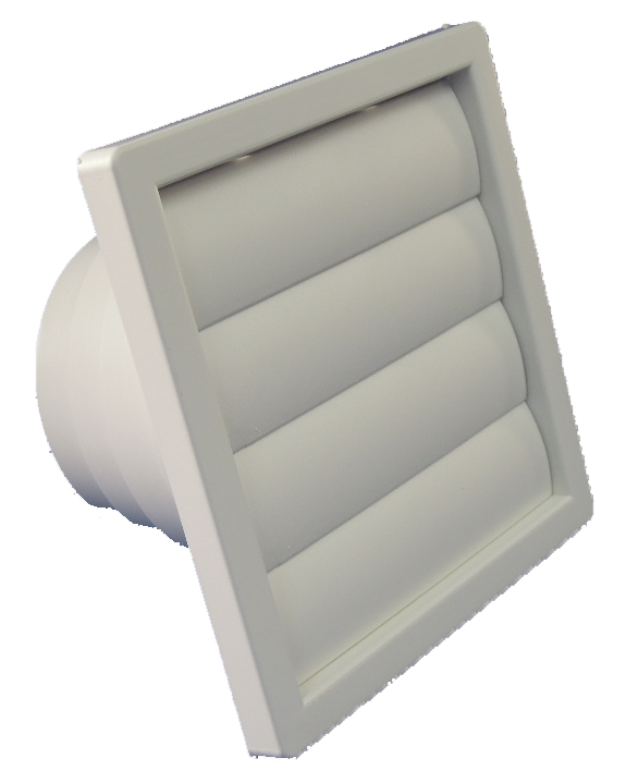 Manrose Multi Spigot White Exterior Grille