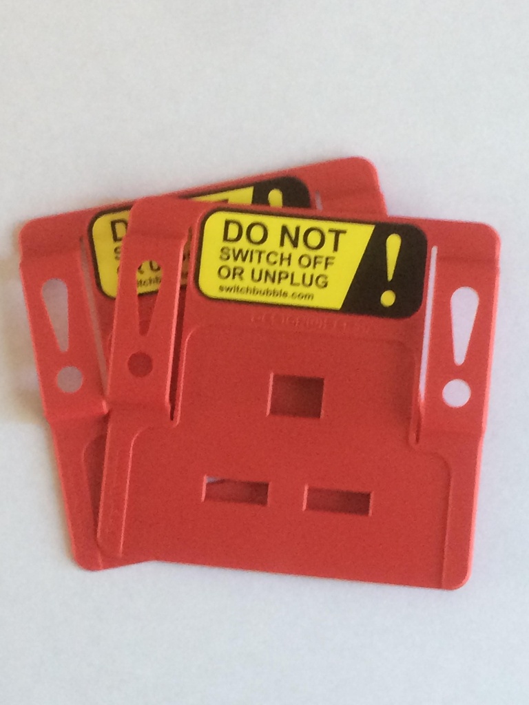 Switch Bubble for Sockets - 2 Pack Red