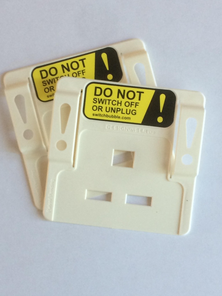 Switch Bubble for Sockets - 2 Pack White