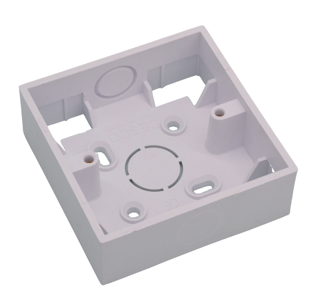 [SBP1] Lincoln 1 Gang PVC 35mm Surface Box c/w KO