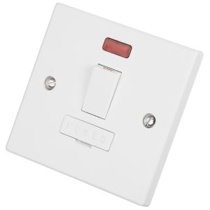 Lincoln 13 Amp Switched Fused Spur c/w Neon