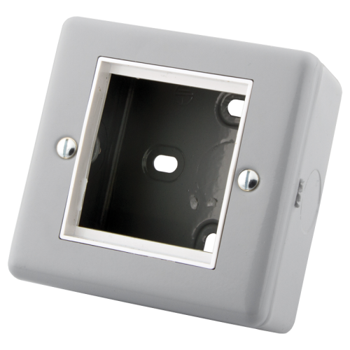 [SM1G2MP] Metalclad 1 Gang 2 Module Plate