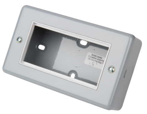 Metalclad 2 Gang 4 Module Plate