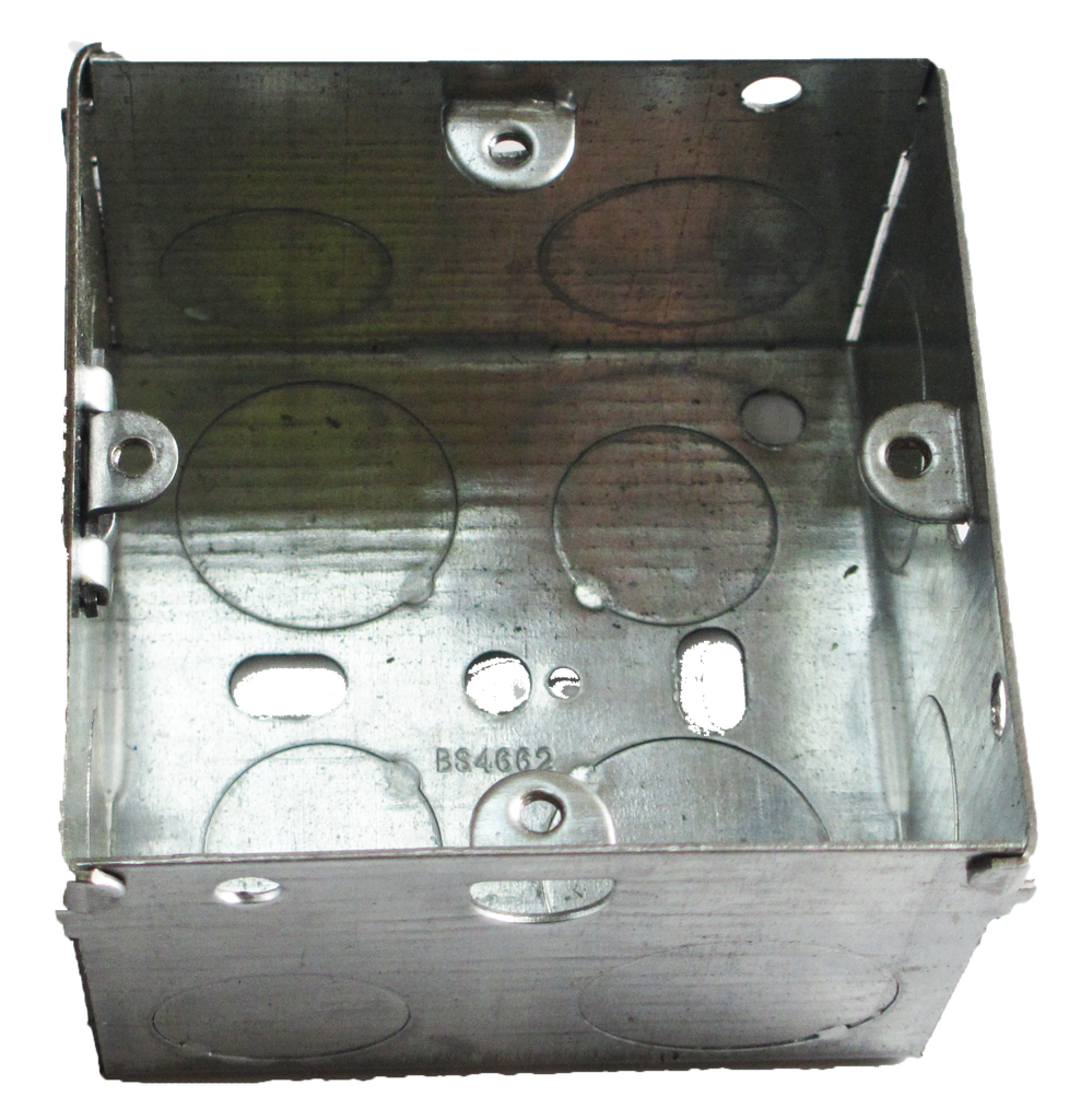 [TE18] Cesco 47mm 1 Gang Flush Metal Box