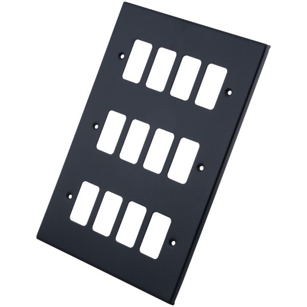 [MGBGRP12] Granite Blue 12 Gang Grid Plate 6103-357