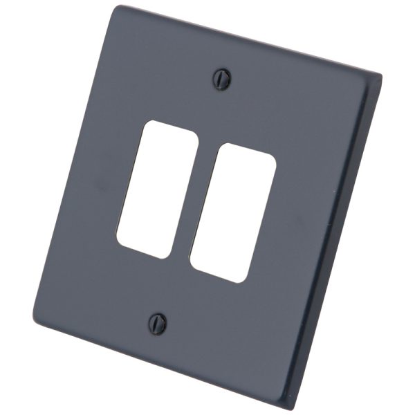 [MGBGRP2] Granite Blue 2 Gang Grid Plate 6103-351