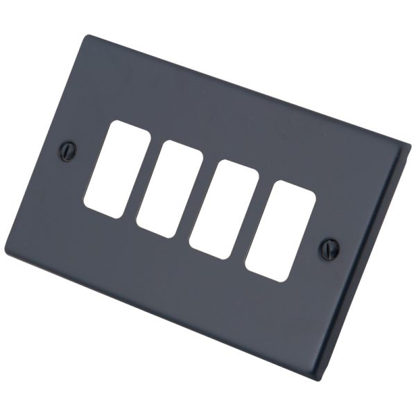 [MGBGRP4] Granite Blue 4 Gang Grid Plate 6103-353