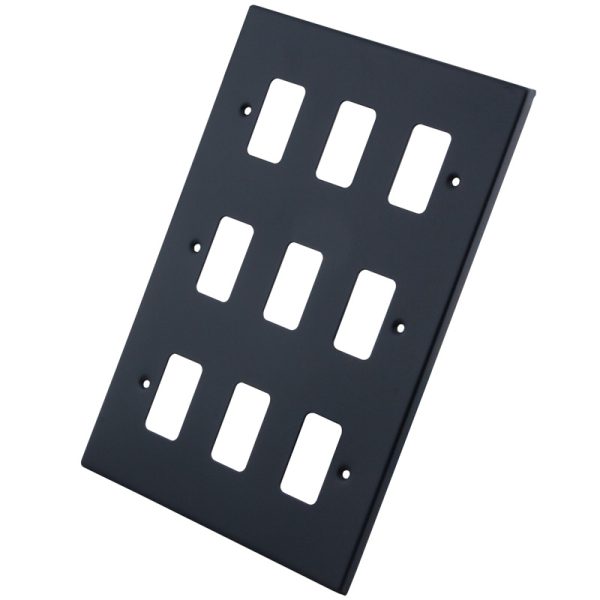 [MGBGRP9] Granite Blue 9 Gang Grid Plate 6103-356