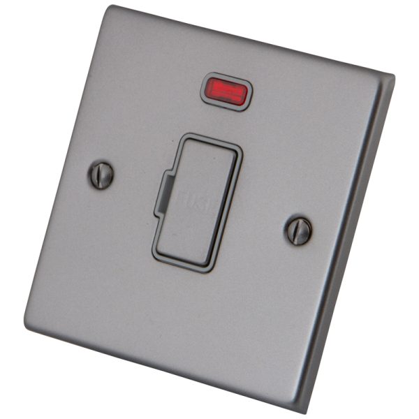 [MGM13SUN] Gunmetal Grey 13A Unswitched Spur Neon 6011-041