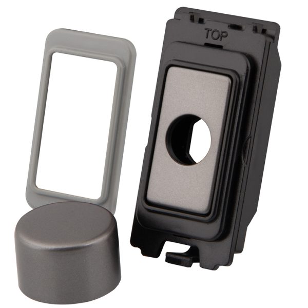 [MGMGR-BNK] Gunmetal Grey Blank Grid Module - 3207-030