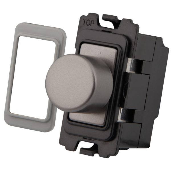 [MGMGR-DIM] Gunmetal Grey Unfurnished Dimmer Module Kit Gunmetal - 3207-221