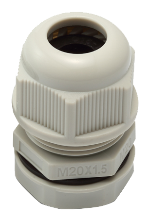 Plymouth 20mm Cable Gland IP68 Grey 8-14mm