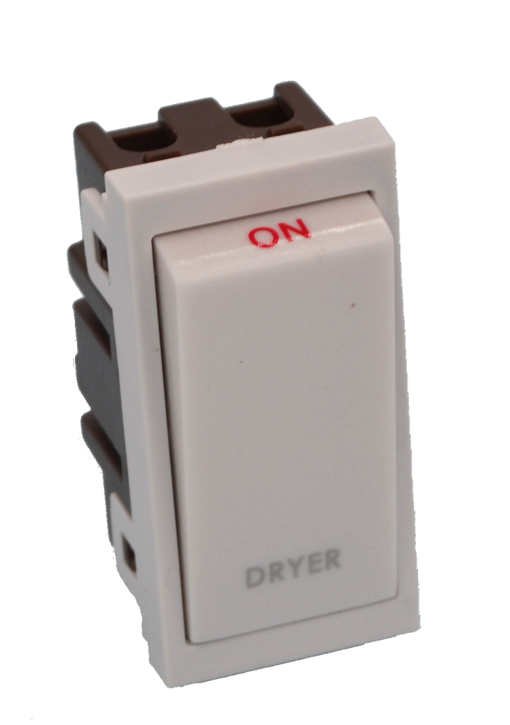 [MOD20CH] Lincoln 20 Amp White Double Pole Module Insert - Cooker Hood