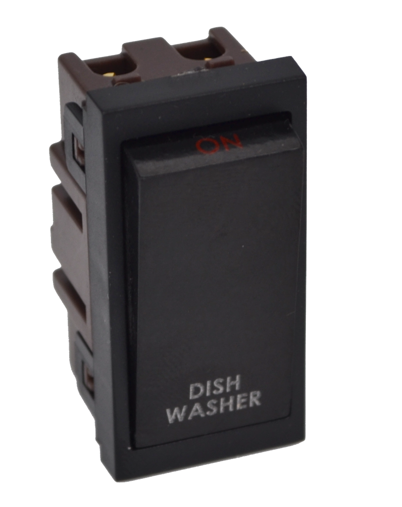 [MODBK20D] Lincoln 20 Amp Black Double Pole Module Insert - Dryer